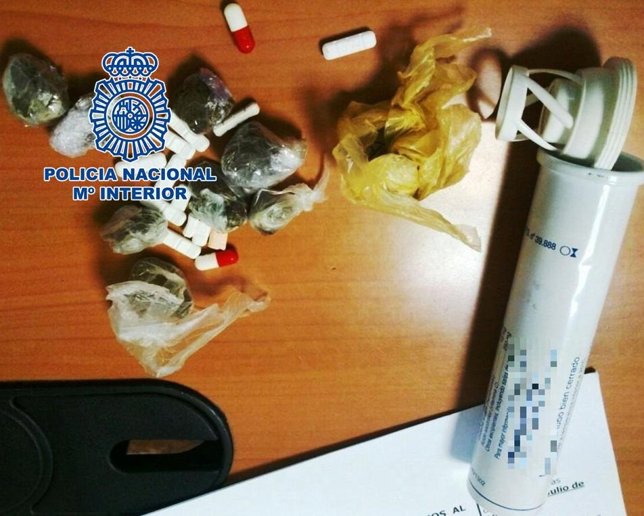 Droga intervenida por la Policía Nacional en Melilla