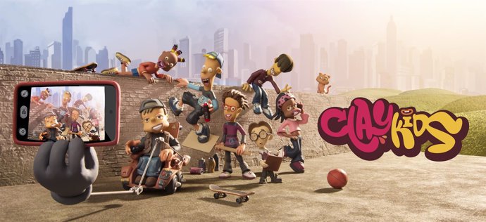 Serie de animación valenciana Clay Kids.