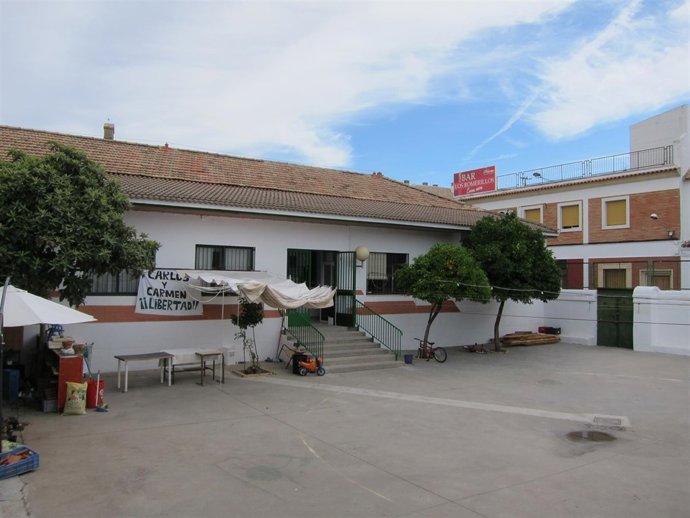 Interior del antiguo colegio Rey Heredia