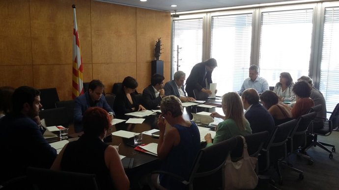 Reunión dle ayuntamiento de barcelona por el cartapacio