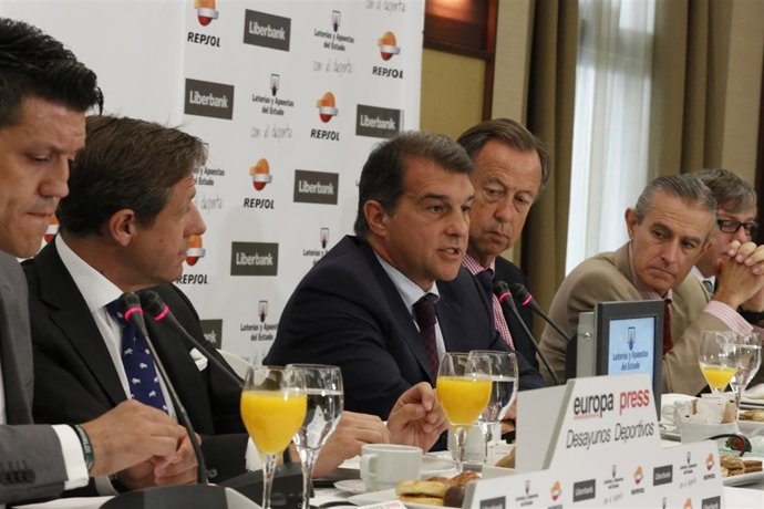 Joan Laporta desayunos Europa Press