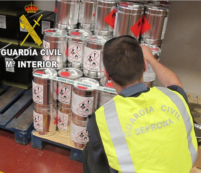 PRODUCTOS QUÍMICOS INCAUTADOS 