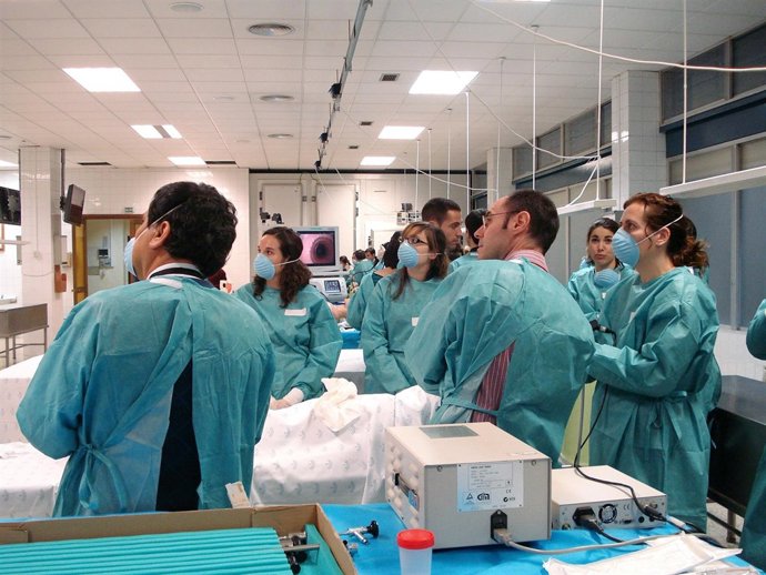 Un Momento En El Lviii Curso Nacional De Broncoscopia Pediátrica De Málaga