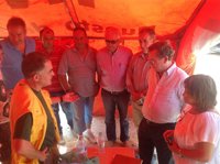 Incendios.- Más de 350 profesionales movilizados en las tareas de extinción del incendio de Quesada