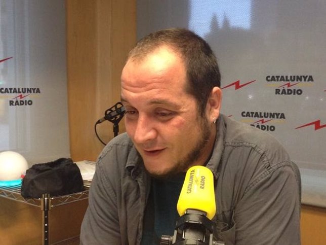 El diputado de la CUP David Fernández, entrevistado en Catalunya Ràdio