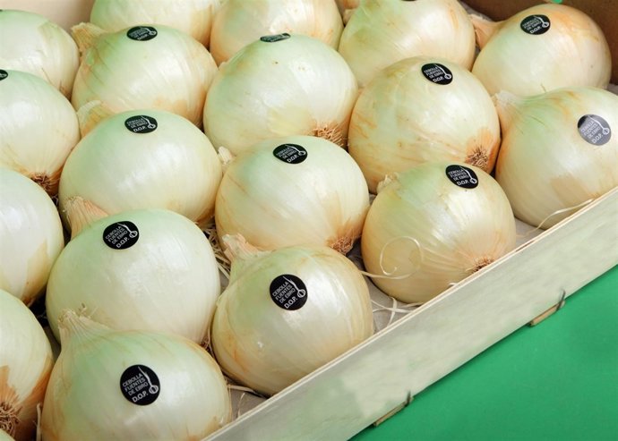 Caja de cebollas de Fuentes de Ebro