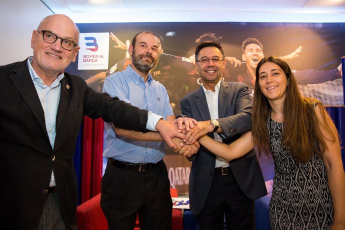 Josep Maria Bartomeu en campaña
