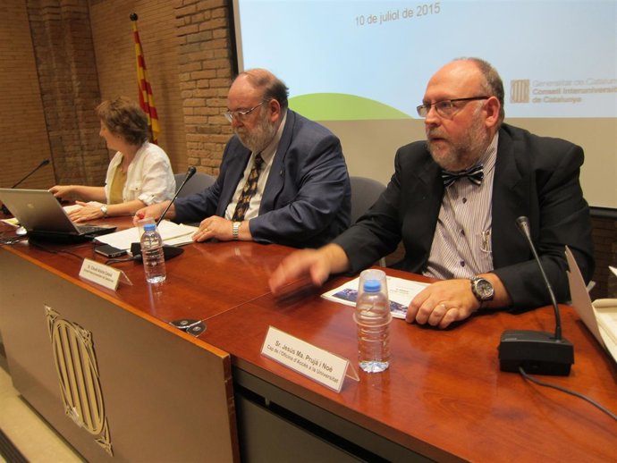Pilar Gómez, Claudi Alsina y Jesús Maria Prujà