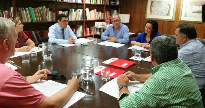 Reunión del PSOE-A con secretarios provinciales de Política Municipal