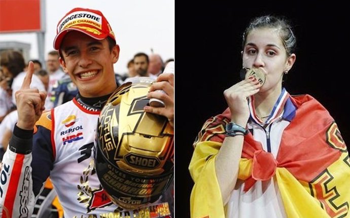 Marc Márquez y Carolina Marín, mejores deportistas españoles de 2014