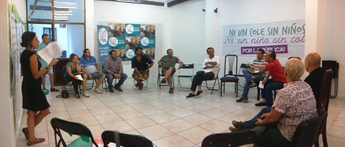 Reunión del área de vivienda de Participa Sevilla