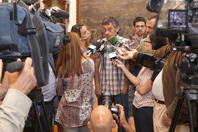 10 07 15 Encontro Do Alcalde Da Coruña Coa Prensa