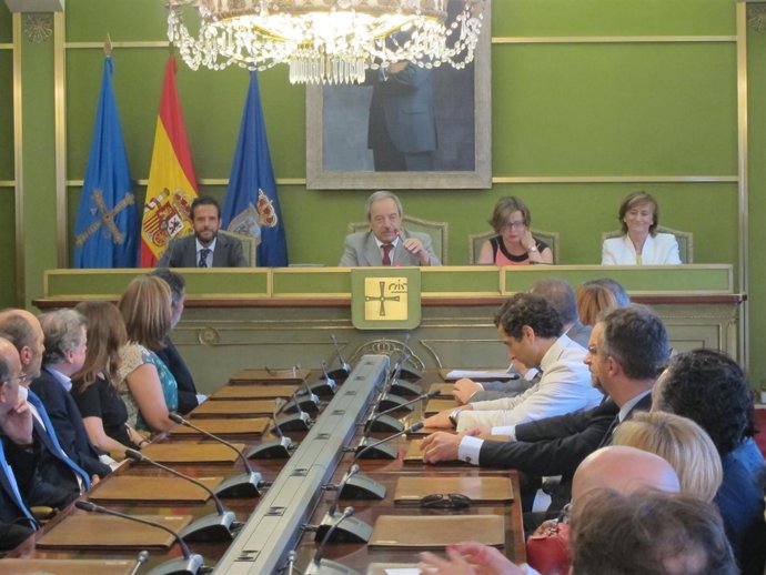 Wenceslao López, en el acto con los abogados por el día de la justicia gratuita.