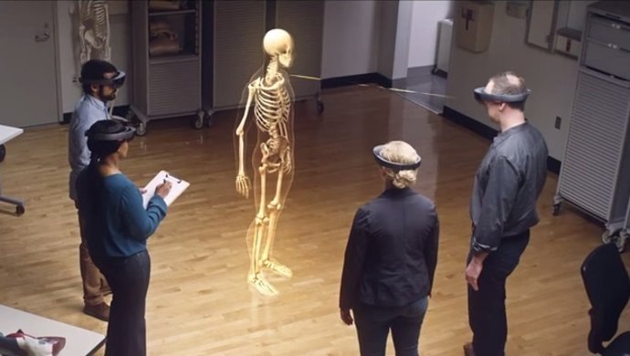 Así estudiarán anatomía los futuros médicos con Hololens de Microsoft
