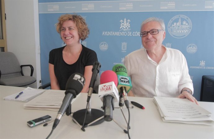 Doblas y Aumente en la rueda de prensa