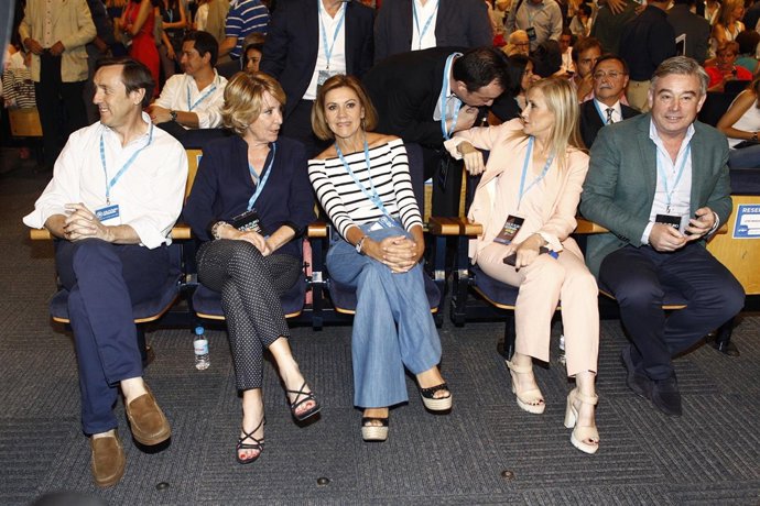 Rafael Hernando, Esperanza Aguirre, Cospedal y Cristina Cifuentes