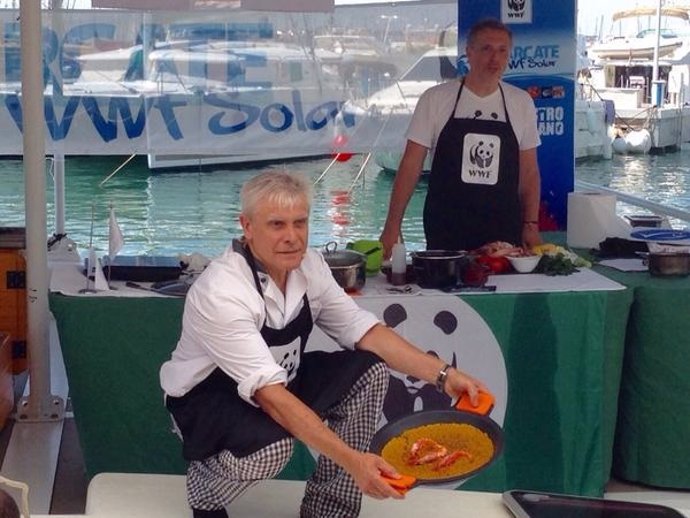 Manuel del Amo cocina para 'Embárcate 2015, Viaje al centro del océano' de WWF