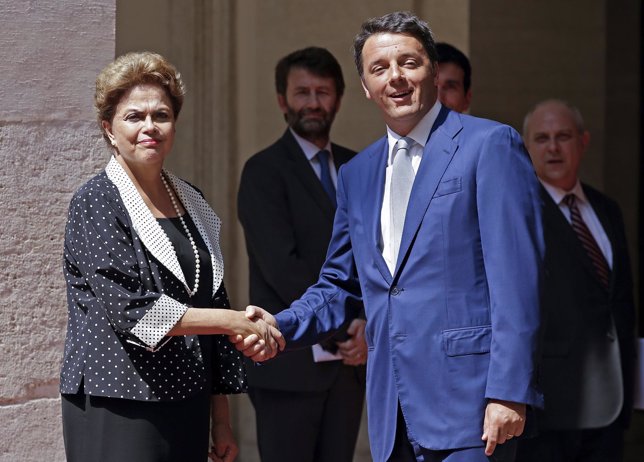 Dilma Rousseff y Matteo Renzi