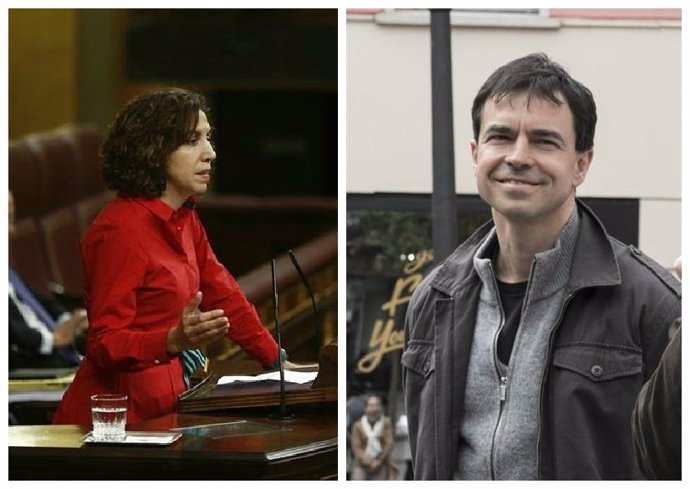 Los candidatos de UPyD Irene Lozano y Andrés Herzog