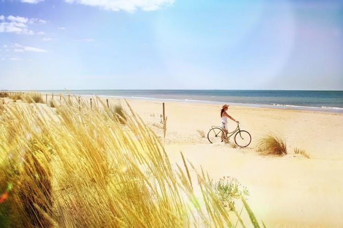 Imagen de una playa de Huelva.