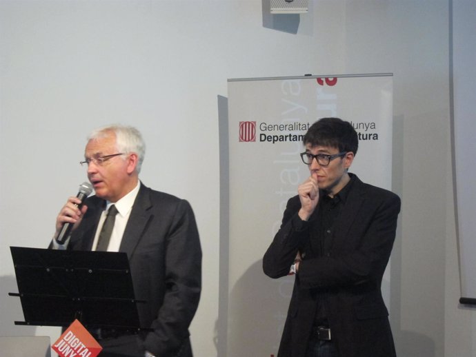 Ferran Mascarell y Jordi Sellas. 