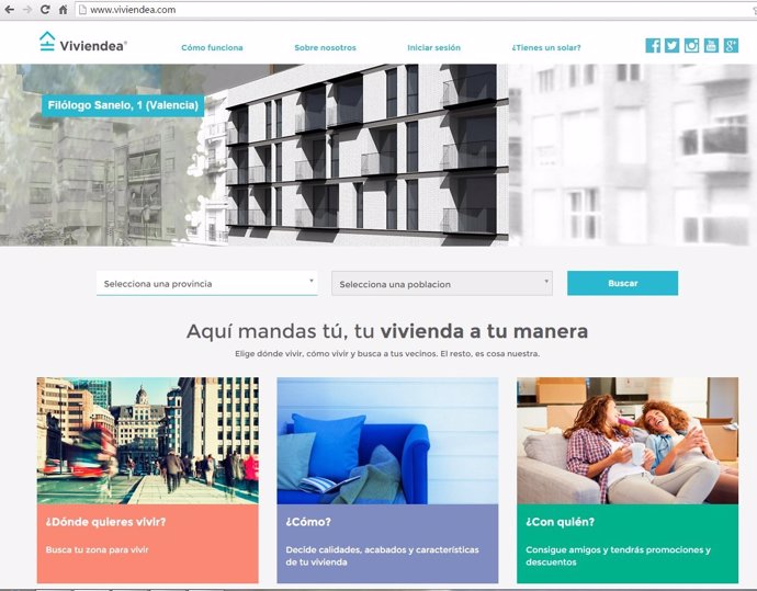 Portal web de Viviendea