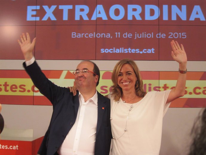 Miquel Iceta y Carme Chacón