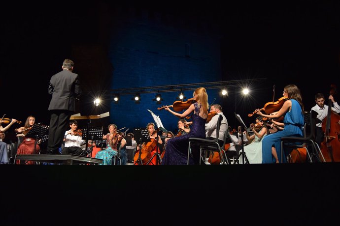 Concierto de la Orquesta Reino de Aragón en el Festival EnClaves.