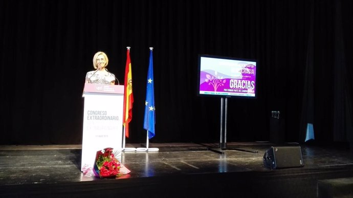 Rosa Díez en el Congreso Extraordinario de UPYD