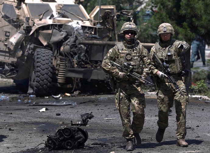 Militares estadounidenses en Kabul