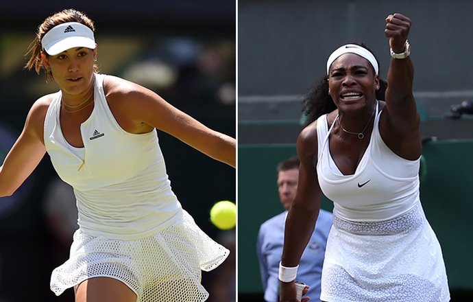 Garbiñe Muguruza y Serena Williams, finalistas de Wimbledon 2015