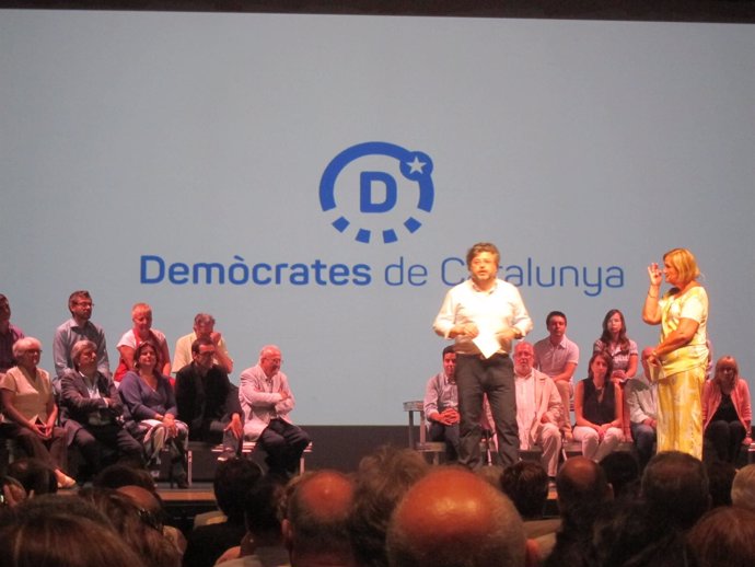 Antoni Castellà y Núria de Gispert presentan Demòcrates de Catalunya