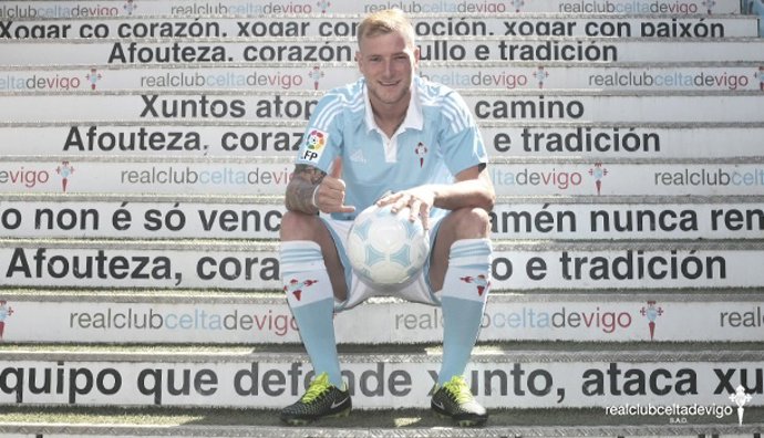 El futbolista sueco John Guidetti, último fichaje del Celta de Vigo