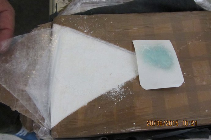 Cocaína intervenida