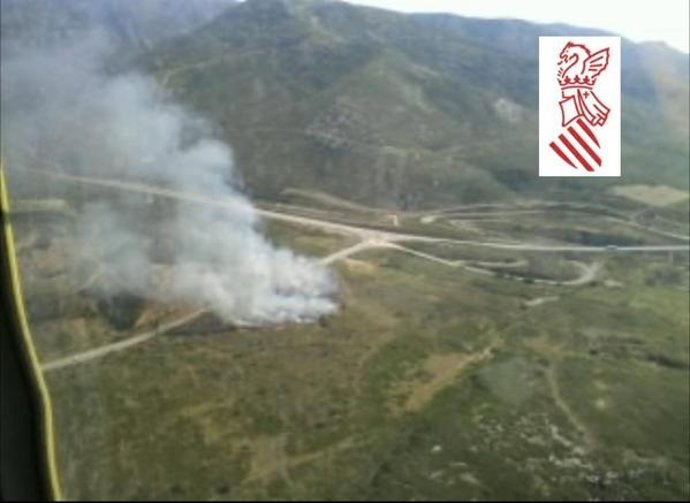 Incendio en Catí 