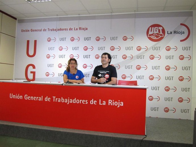 Maite Gómez y Miguel Ángel Gurrea, de FSP-UGT