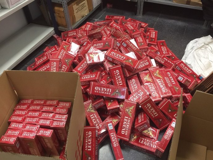 Tabaco de contrabanddo intervenido por la Guardia Civil