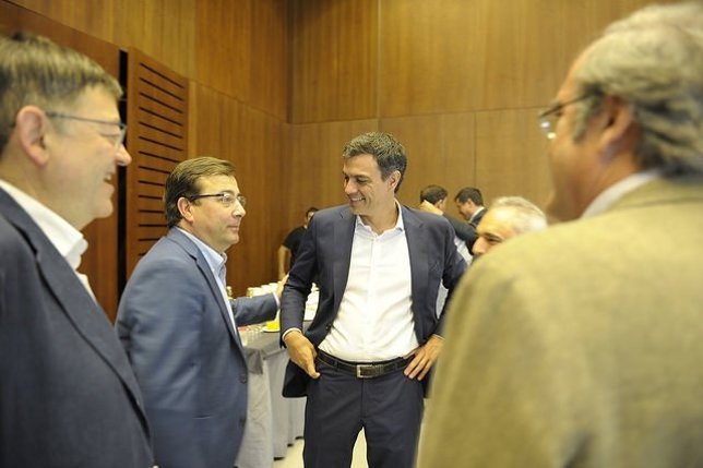 Vara y pedro Sánchez 