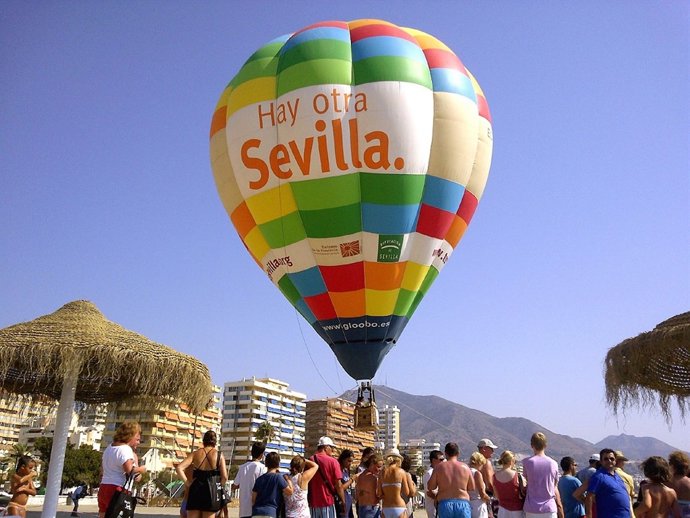 Globo de Prodetur en Fuengirola