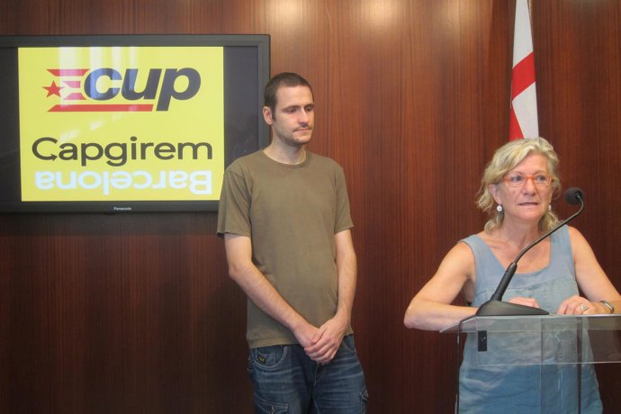 La líder de la CUP en el Ayuntamiento de Barcelona, Maria José Lecha