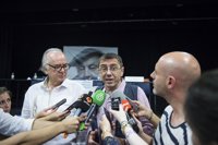 Monedero rechaza ante Garzón el pacto electoral entre Podemos e IU