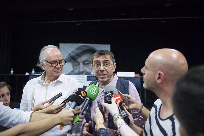 Monedero en el Foro del Cambio de Podemos