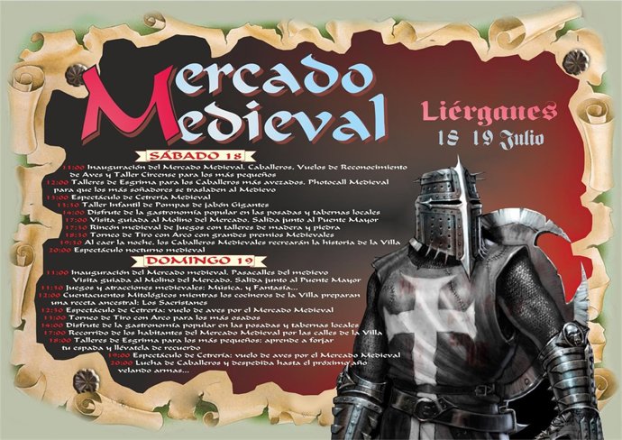 Cartel mercado medieval
