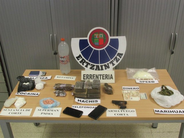 Alijo incautado por la Ertzaintza