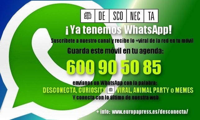 Whatsapp de Desconecta 