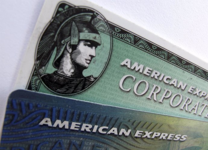 American Express and American Express corporate cards are pictured in Encinitas