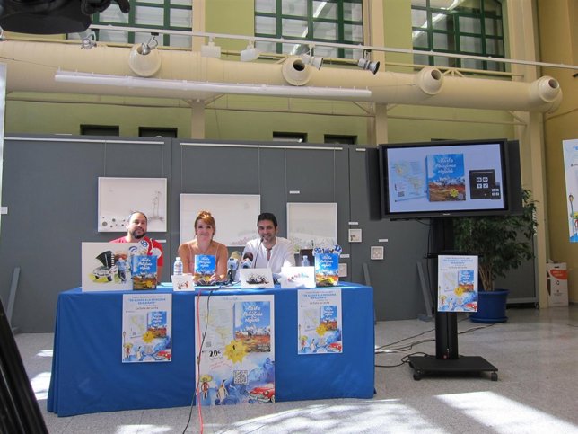 Rafa Ocón y Noe Escalera en la presentación del libro