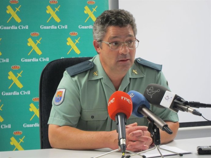 Paco Morcillo, portavoz de la Guardia Civil en Cáceres