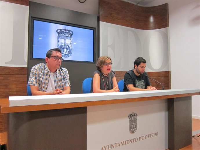 Rueda de prensa de Somos Oviedo. 