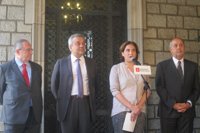 Ayuntamiento, Govern y Gobierno creen que el MWC sigue en Barcelona por el trabajo conjunto
